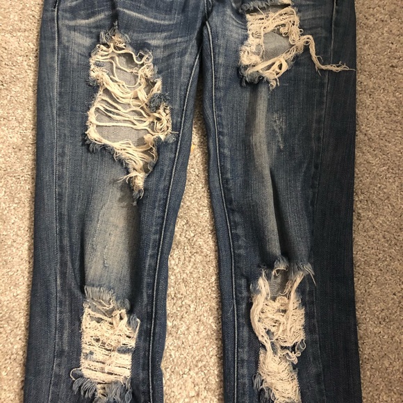 MACHINE ripped skinny jeans - Picture 3 of 3